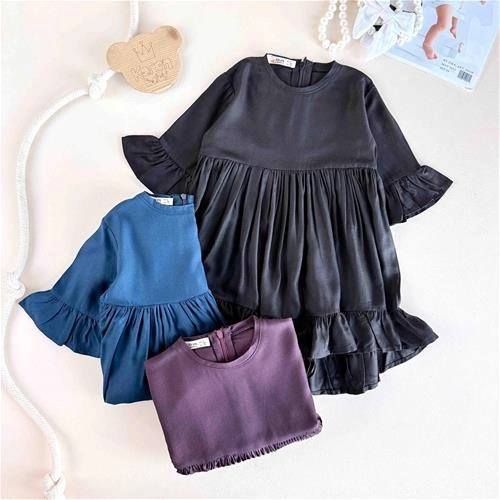 سارافون بچگانه سلین 4 تا 10 سال کد 10548