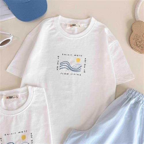 تیشرت بچگانه طرح ساحل 6 تا 10 سال کد 10572