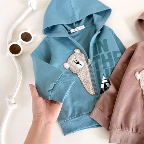 سویشرت دورس بچگانه طرح تدی 1 تا 5 سال کد 10657