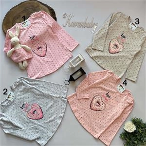 بلوز دخترانه6 ماه تا 2 سال کد 924145