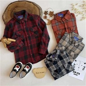 بلوز چهارخونه پشمی ۱ سال تا ۱۰ سال کد 151232