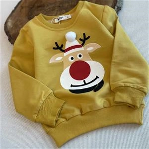بلوز طرح گوزن چاپی ۱ سال تا ۱۰ سال کد 923119