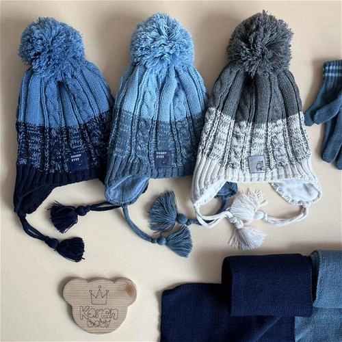 شال کلاه بافت طرح ببر 2 سال تا 8 سال کد 1711108