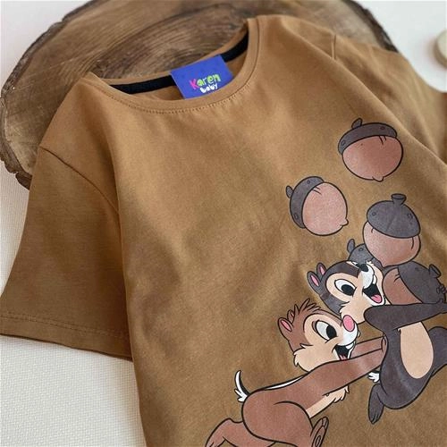 تیشرت طرح سنجاب و بلوط 0 تا 8 سال کد 161151