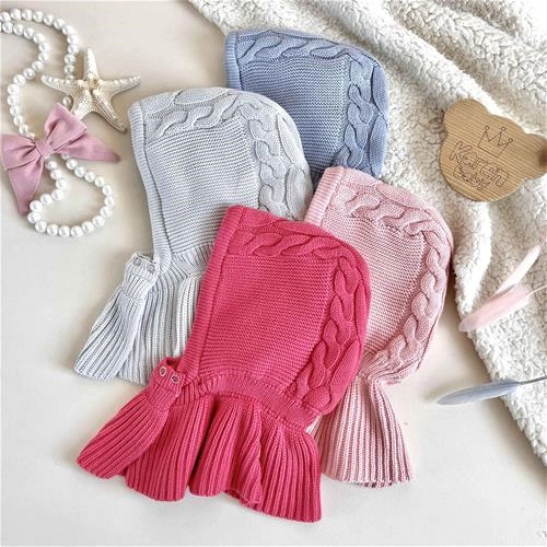 کلاه مقنه ای داخل خز 1 سال تا 10 سال کد 10019