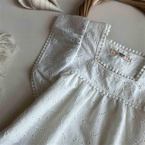 دو تیکه تیشرت شلوارک طرح خامه دوزی کارن بی بی 3 سال تا 8 سال کد  163101