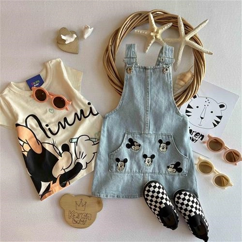 سرهم دامنی zara طرح میکی 2 سال تا 6 سال کد 161403