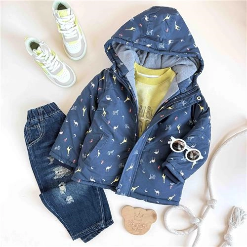 کاپشن طرح حیوانات 4 سال تا 12 سال کد 9943