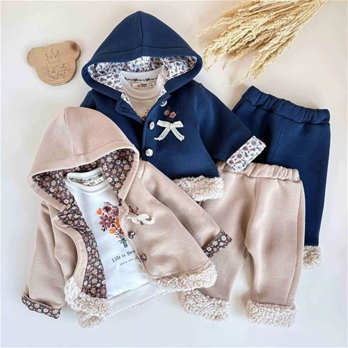 سه تیکه داخل کرک گل 6 ماه تا 24 ماه کد 10083