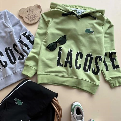 دوتیکه هودی شلوار طرح تمساح 4 سال تا 15 سال کد 171253