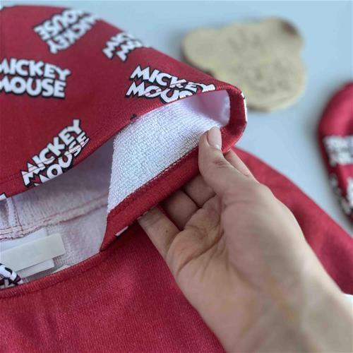 مایو سه تیکه حوله دار میکی 2 سال تا 8 سال کد 206323