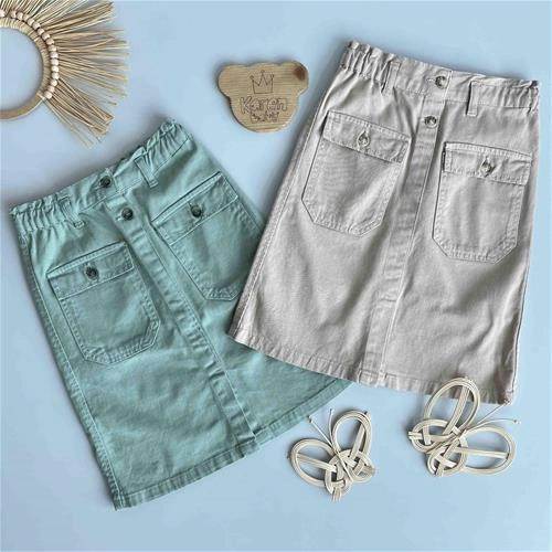 دامن کتان عاطفه 6 سال تا 10 سال کد 205351