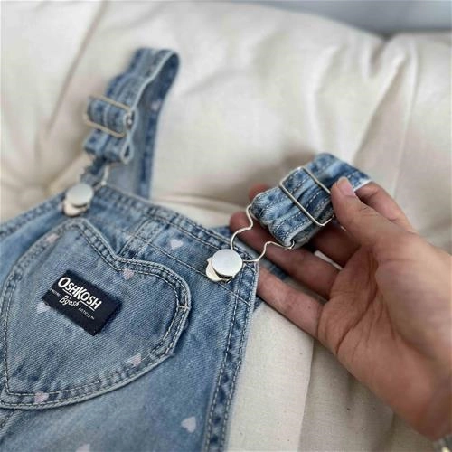 بیلر شلواری لی طرح قلب 9 ماه تا 5 سال کد 212101