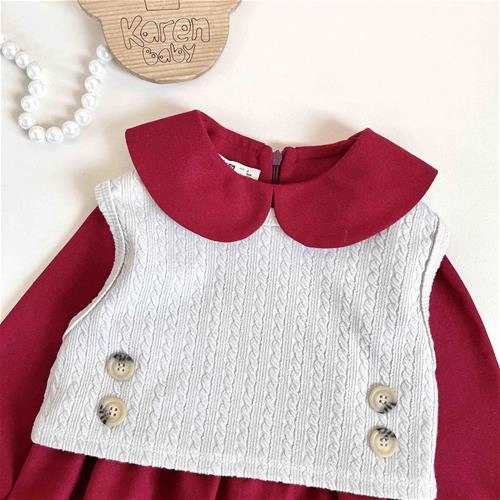 سارافون دوتیکه یقه‌بی‌بی کارن‌بی‌بی 3 سال تا 10 سال کد 10133