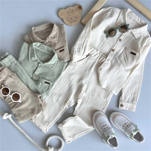 دو تیکه لینن 3 سال الی 6 سال کد 201138