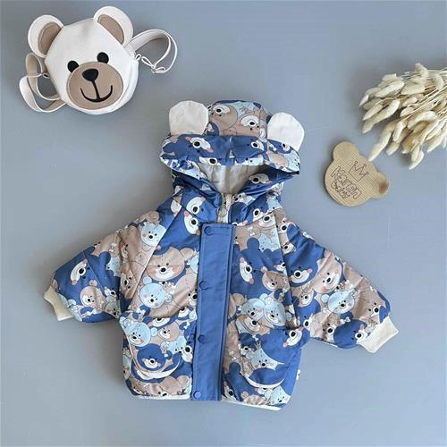 سویشرت طرح خرسی آبی 1 سال تا 6 سال کد 172182