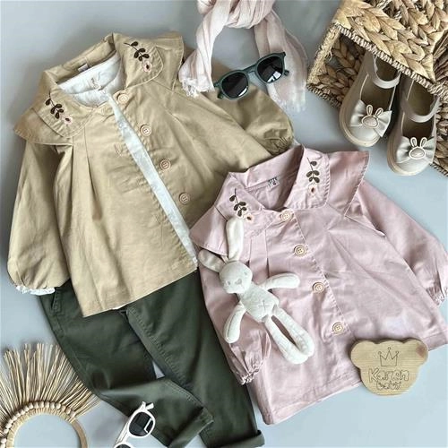 بارانی یقه‌بی‌بی 2 سال‌ تا 6 سال کد 205270