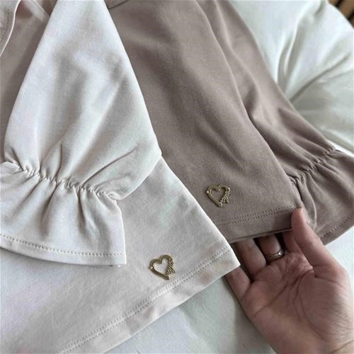 بلوز یقه نوار دوزی 3 سال تا 6 سال کد 9481 (211615)