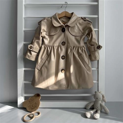 بارانی چرم کارن بی بی 3 سال الی 8 سال کد 203100