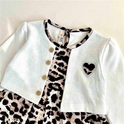 سارافون دوتیکه پلنگی 3 سال تا 5 سال کد 10076