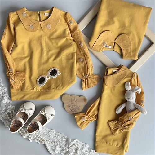 شومیز یقه بی بی کارن بی بی 4 سال تا 8 سال کد 184103