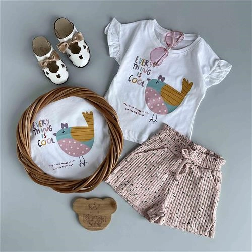 شورتک طرح بابونه 2 سال تا 5 سال کد 206296