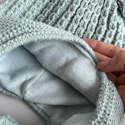 ست شال و کلاه دستکش دوپوم بافت 4 سال تا 8 سال کد 204130