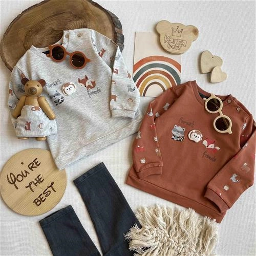 بلوز طرح جوجه تیغی 3 ماه تا 24 ماه کد 151524