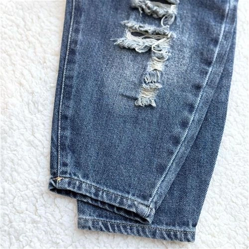 شلوار جین زاپدار بچگانه 2 تا 6 سال کد 9851