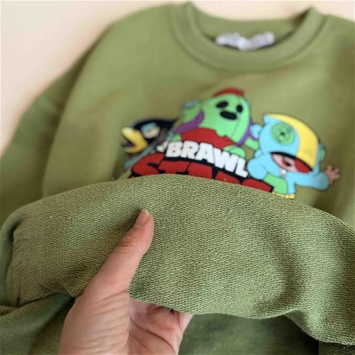 بلوز دورس سه نخ براول 6 سال تا 14 سال کد 10054