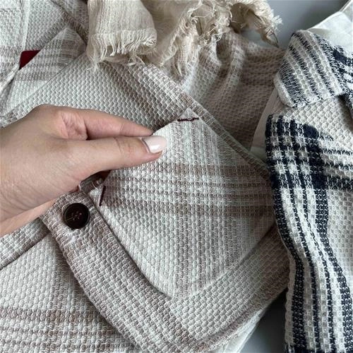 چهارتیکه کت شلوار چهارخانه سایز 1 سال تا 8 سال کد 205217 _ 205218