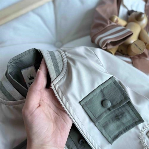 سه تیکه سویشرت چرم جیبدار شلوار 1 سال تا 4 سال کد 9418 (211463)