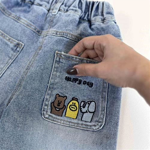 شلوار مام فیت بچگانه 2 تا 6 سال کد 9832