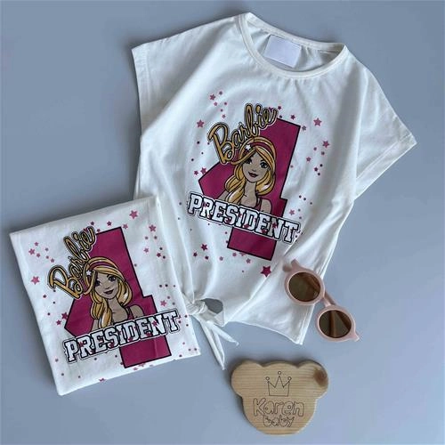 تیشرت باربی 6 تا 9 سال کد 206363