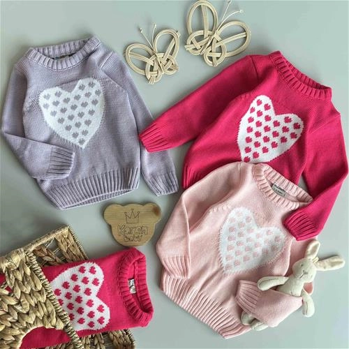 بافت طرح قلب 1 سال تا 5 سال کد 201345