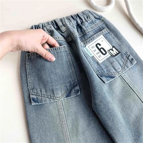 شلوار جین مام زاپدار  1 سال تا 5 سال کد 10167