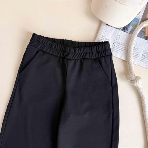 شلوار بگ مشکی بچگانه 5 تا 8 سال کد 10143