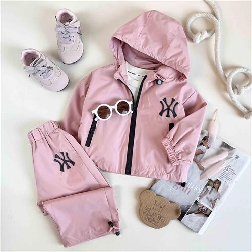 دوتیکه سویشرت شلوار طرح نیویورک 1/5 سال تا 5 سال کد 9715