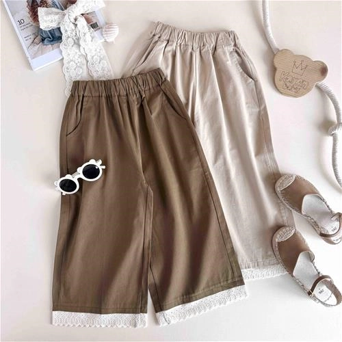 شلوار کتان پایین گیپور (Buyifang) 5 سال تا 9 سال کد 10217