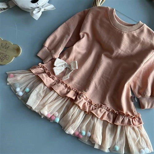 تونیک دخترانه پایین تور 2 سال تا 5 سال کد 172107