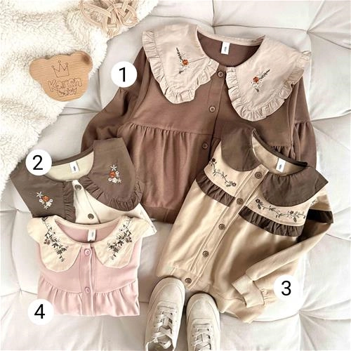 کت یقه بی بی گلدوزی 5 سال تا 9 سال کد 9790