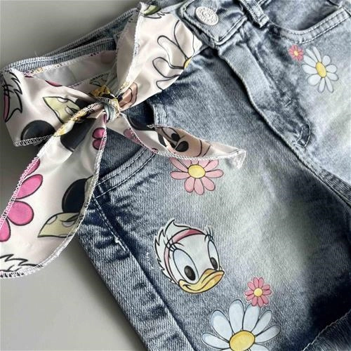 شورتک طرح مینی کمرپاپیون 2 سال تا 6 سال کد 191148