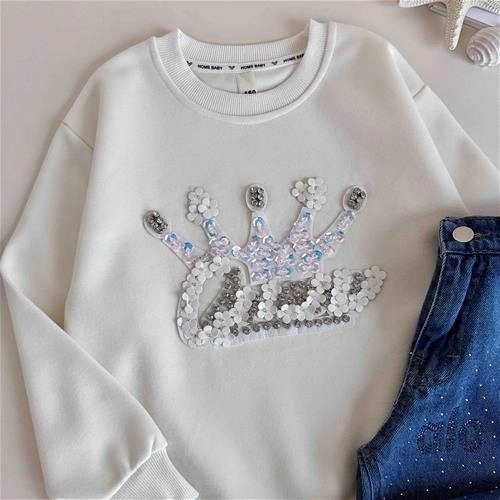 بلوز تاج پولکی 5 سال تا 8 سال کد 10228