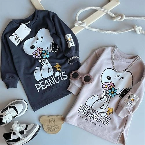 تونیک طرح اسنوپی 18zara ماه تا 5 سال کد 181340