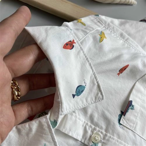 شومیز طرح کوسه 4 سال تا 10 سال کد 192104