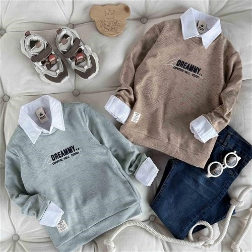 سه تیکه بلوز ژاکت شلوار رویه زیگزاگی 1 سال تا 8 سال کد 211465 _ 211504