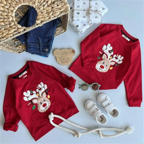 بلوز طرح گوزن 3 سال تا 8 سال کد 153121