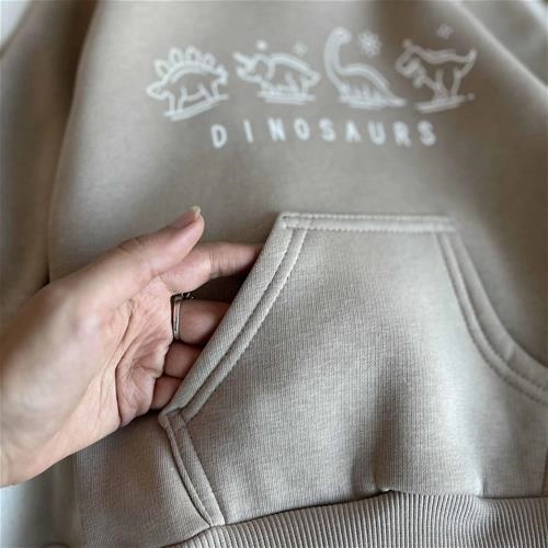 هودی شلوار اسلش داخل کرک طرح دایناسور 3 سال تا 6 سال کد 211348