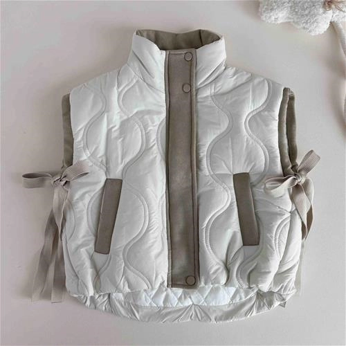 پافر دو رنگ دخترانه 6 تا 10 سال کد 10315