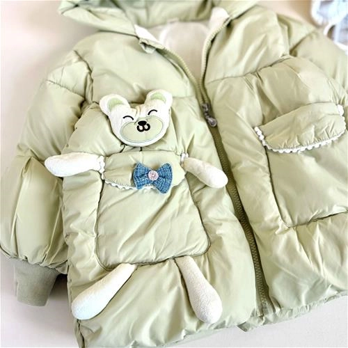 کاپشن خرس پاپیون دار 1.5 سال تا 6 سال کد 9923